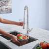 [31380000] K7 Medium Single-Handle Semi-Pro Dual Spray Kitchen Faucet 1.75 GPM (6.6 L/min) - GROHE StarLight Chrome