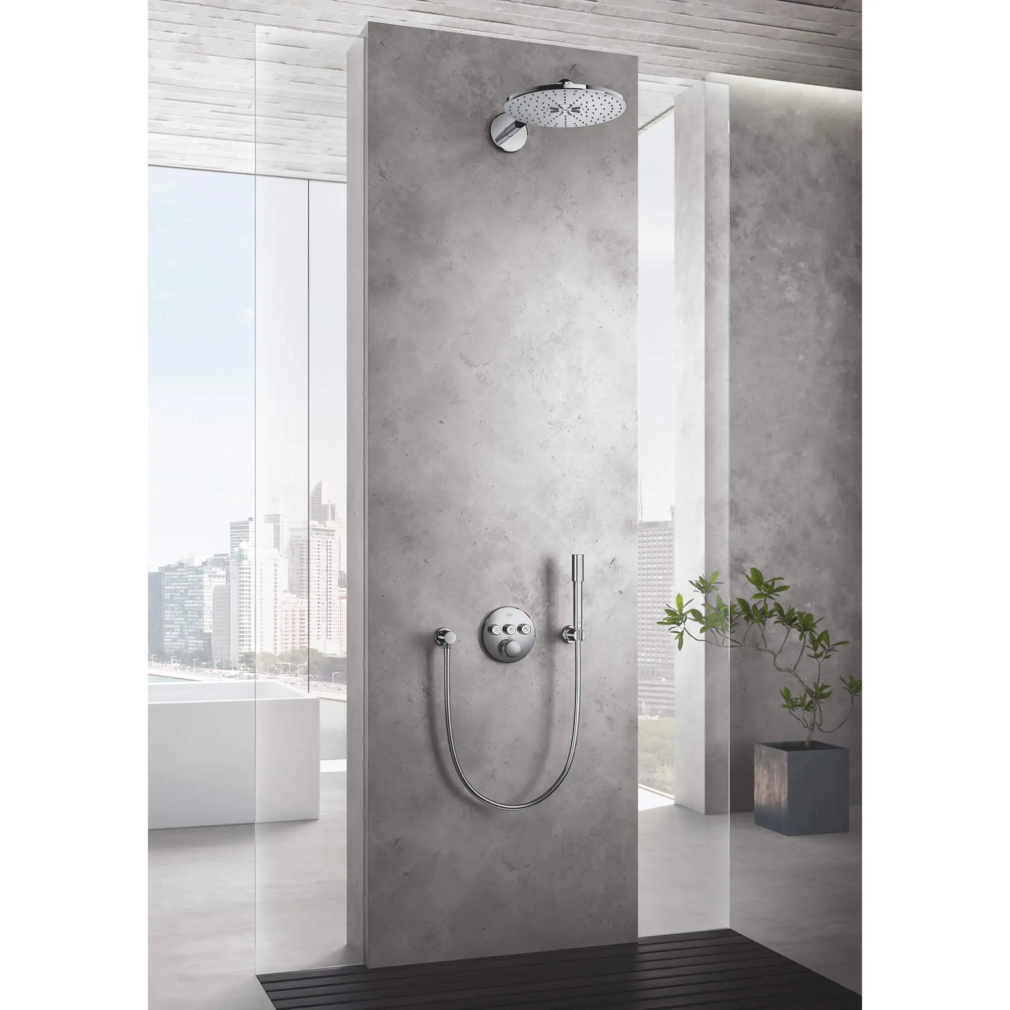 Stick Hand Shower - 1 Spray, 1.75 gpm // GROHE STARLIGHT CHROME // 1006_26465000-hand-shower-enviro-2_0_CDNwebp.webp