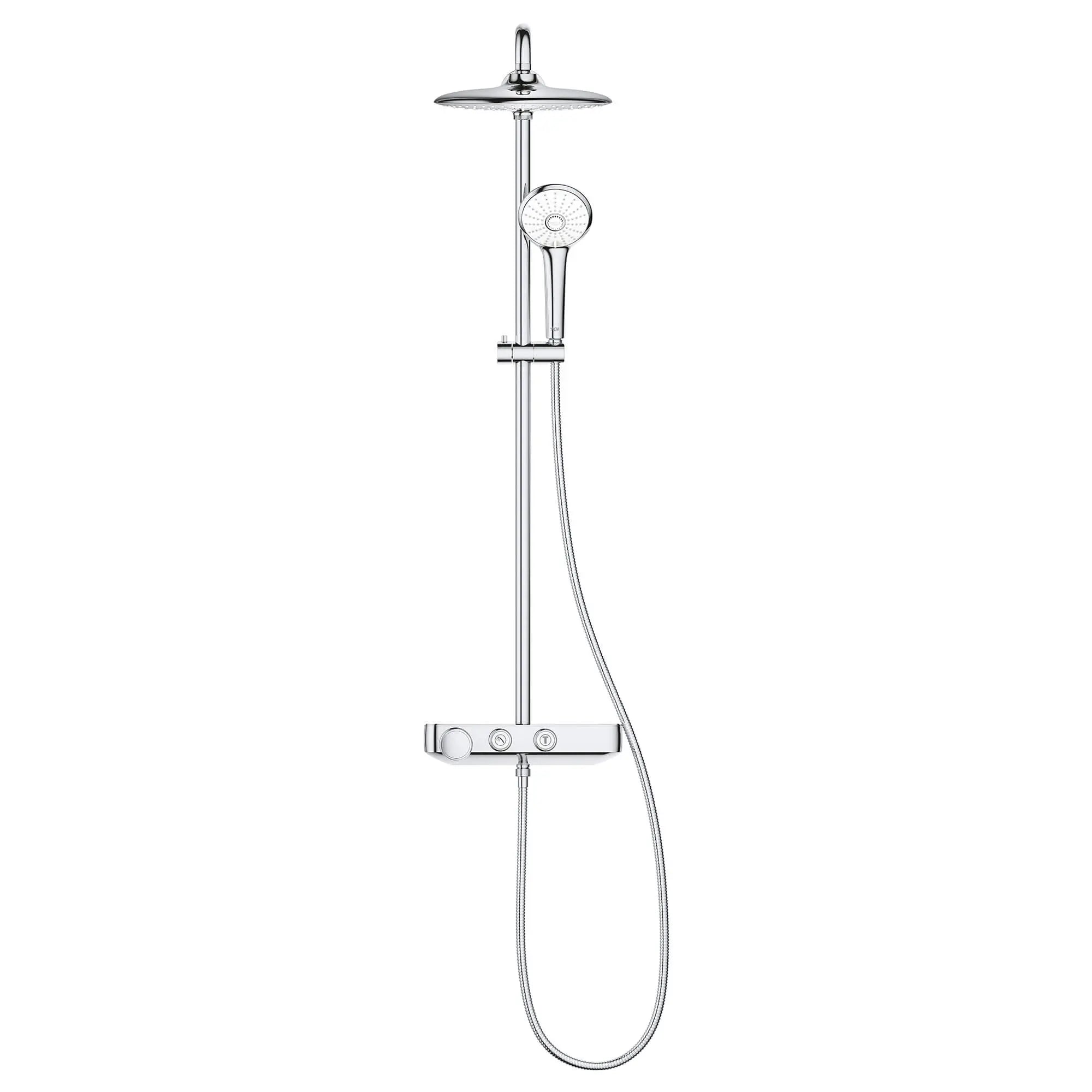 Thermostatic Shower System // GROHE STARLIGHT CHROME // 1035_26511000-shower-system-with-thermostat-for-wall-mount-enviro-17_0_CDNwebp.webp