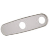 [07555AV0] 10" Two-Hole Escutcheon - GROHE StarLight Chrome