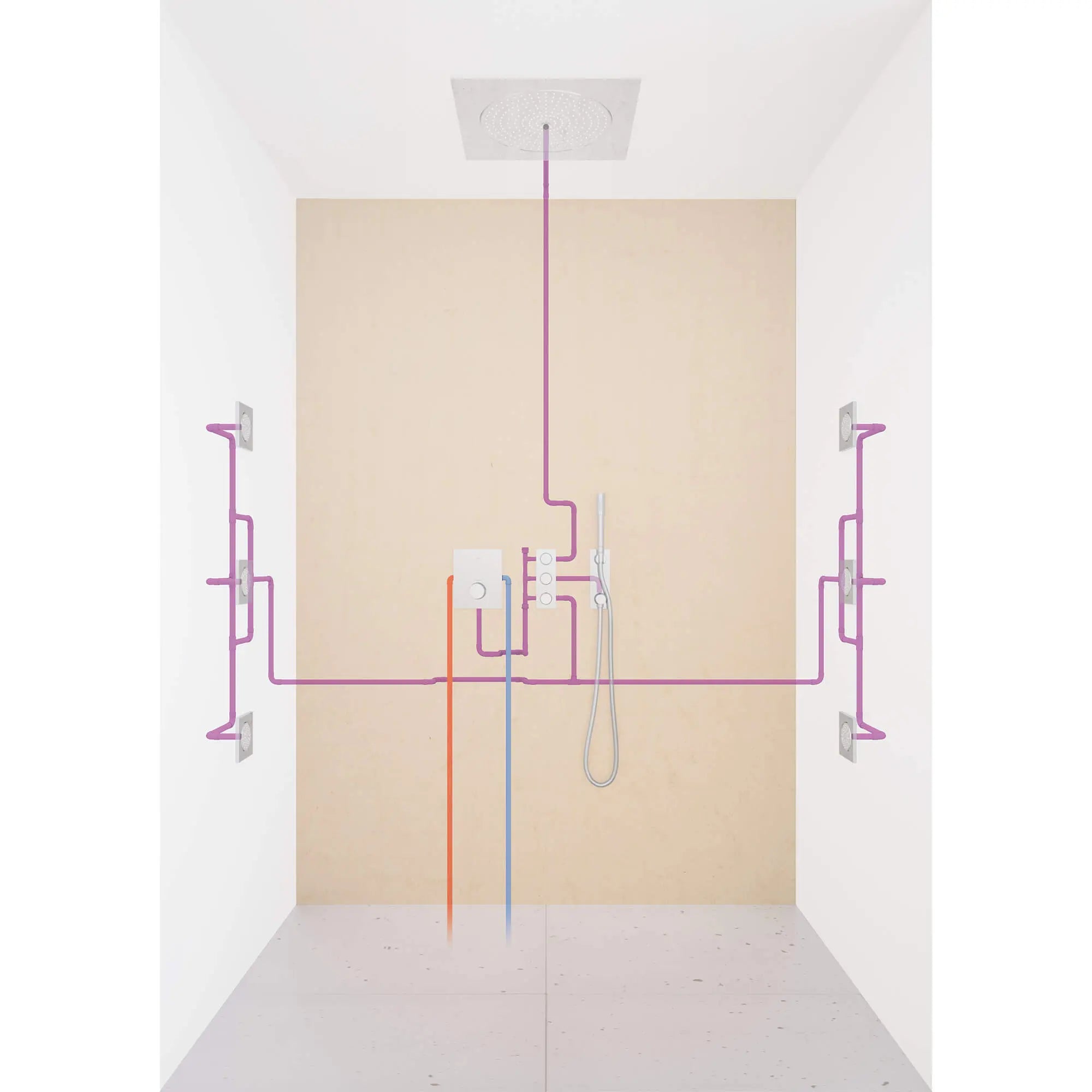 Triple Volume Control Trim // GROHE STARLIGHT CHROME // 1193_27625000-triple-volume-control-trim-enviro-1_0_CDNwebp.webp