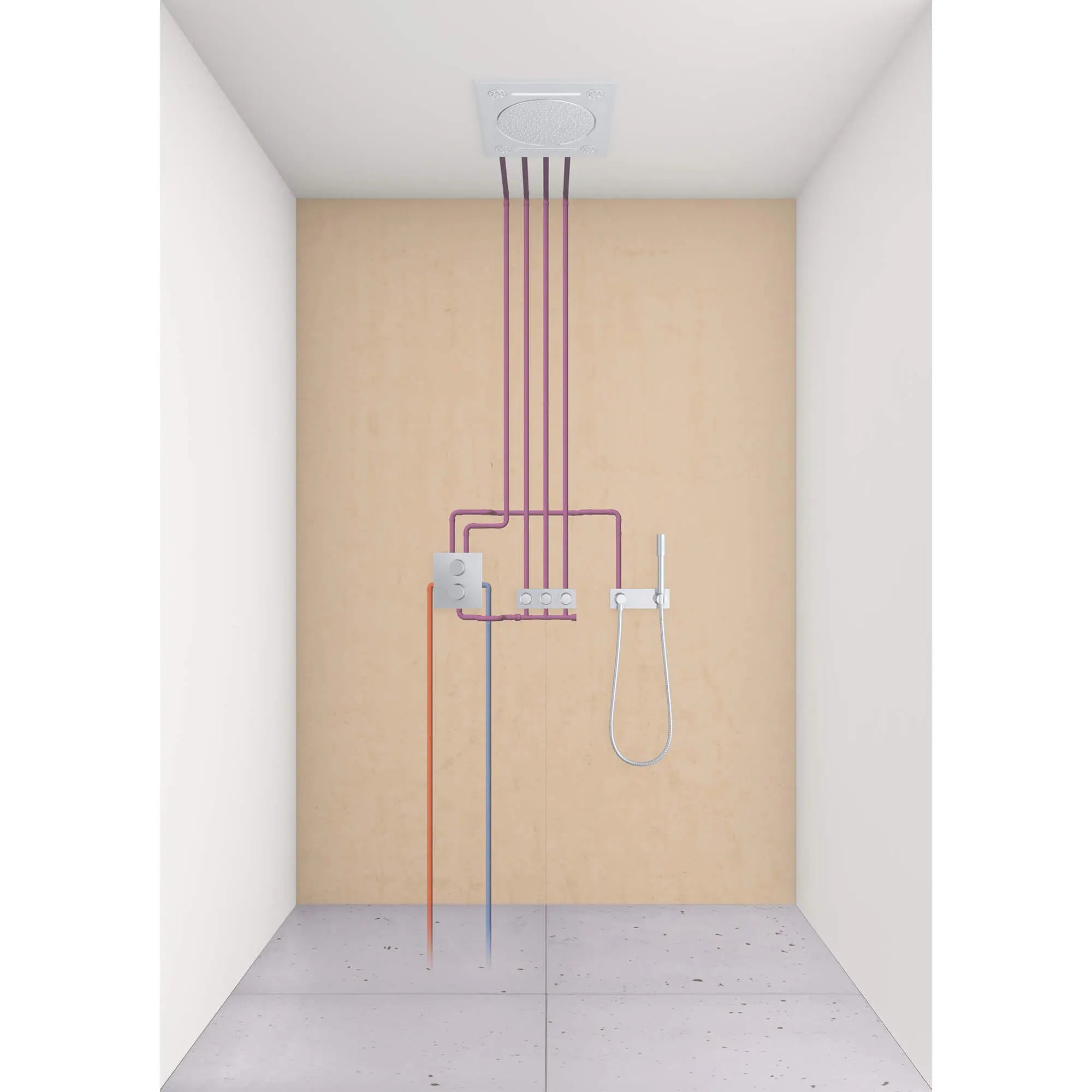 Triple Volume Control Trim // GROHE STARLIGHT CHROME // 1200_27625000-triple-volume-control-trim-enviro-6_0_CDNwebp.webp