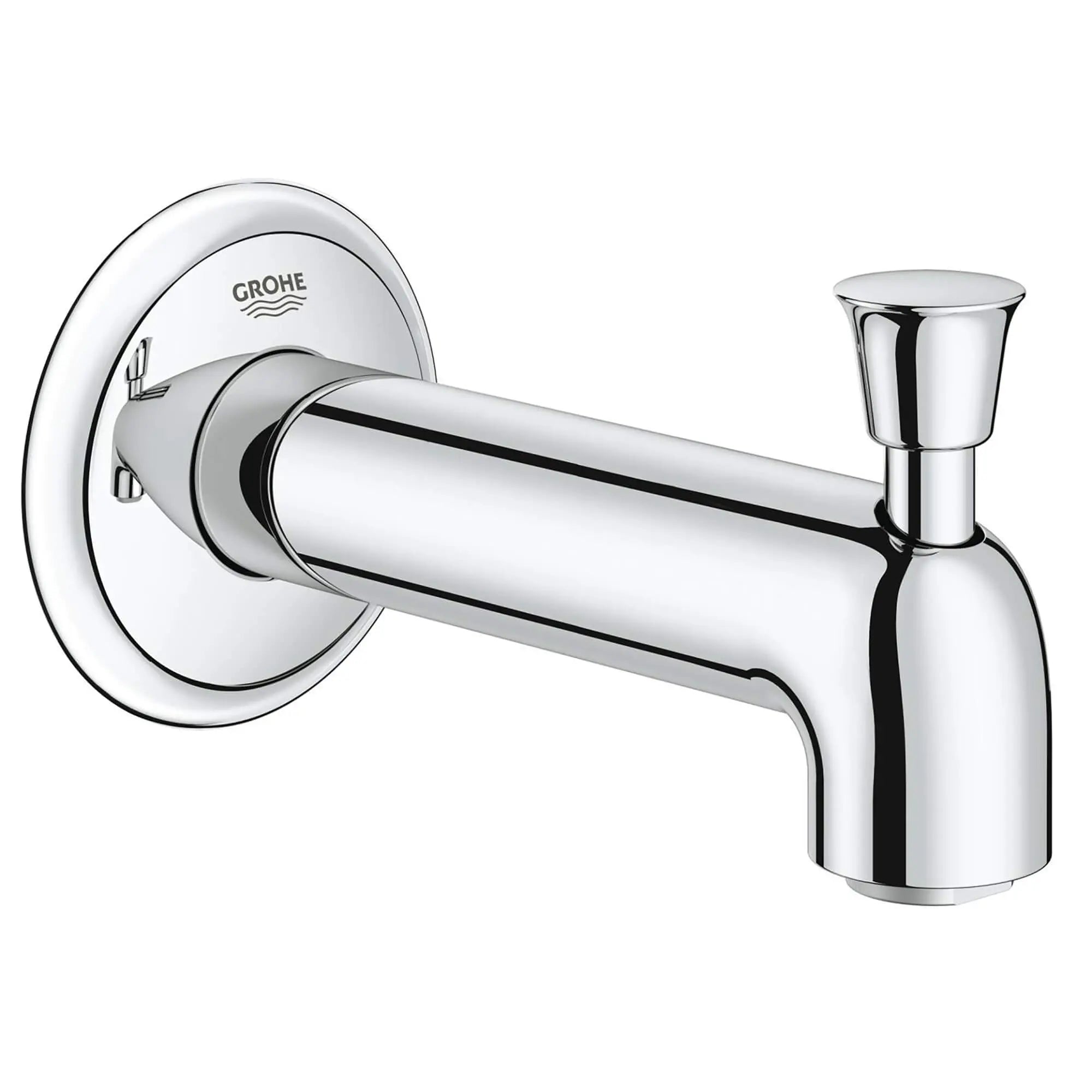 Diverter Tub Spout // GROHE STARLIGHT CHROME // 12033_13344000-Fairborn-Diverter_Tub_Spout_0_CDNwebp.webp
