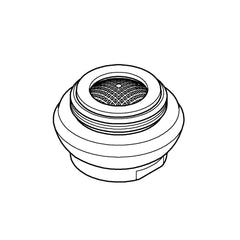 [13931EN0] Flow Straightener - GROHE StarLight Chrome