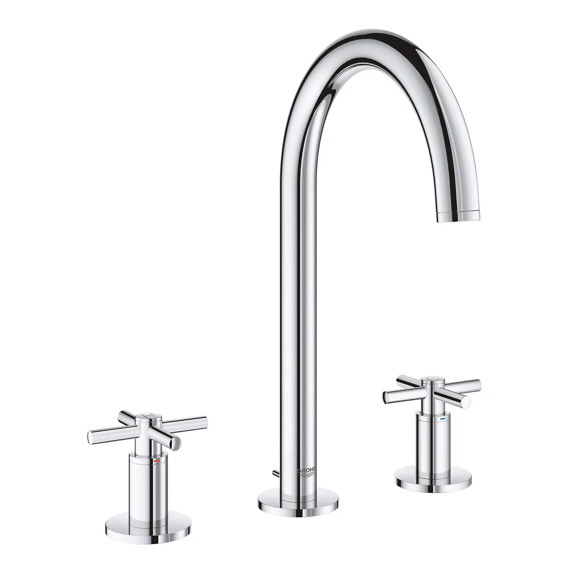 Cross Handles (Pair) // GROHE STARLIGHT CHROME // 12254_18026003-atrio-cross-handles-starlight-chrome-2_0_CDNwebp.webp