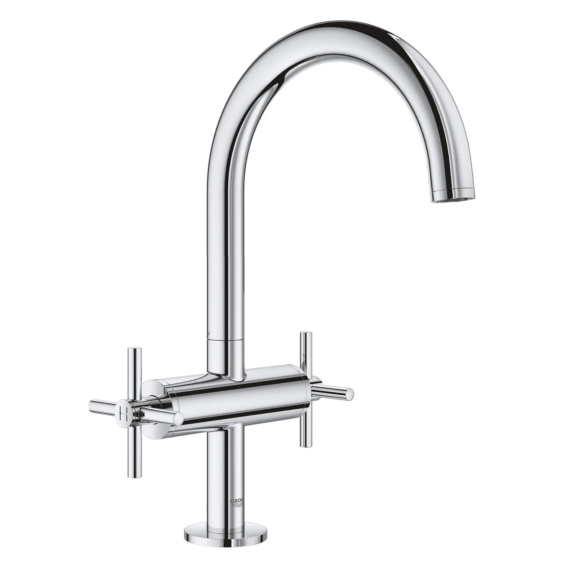 Cross Handles (Pair) // GROHE STARLIGHT CHROME // 12255_18026003-atrio-cross-handles-starlight-chrome-5_0_CDNwebp.webp