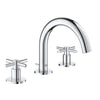 [18026003] Cross Handles (Pair) - GROHE StarLight Chrome