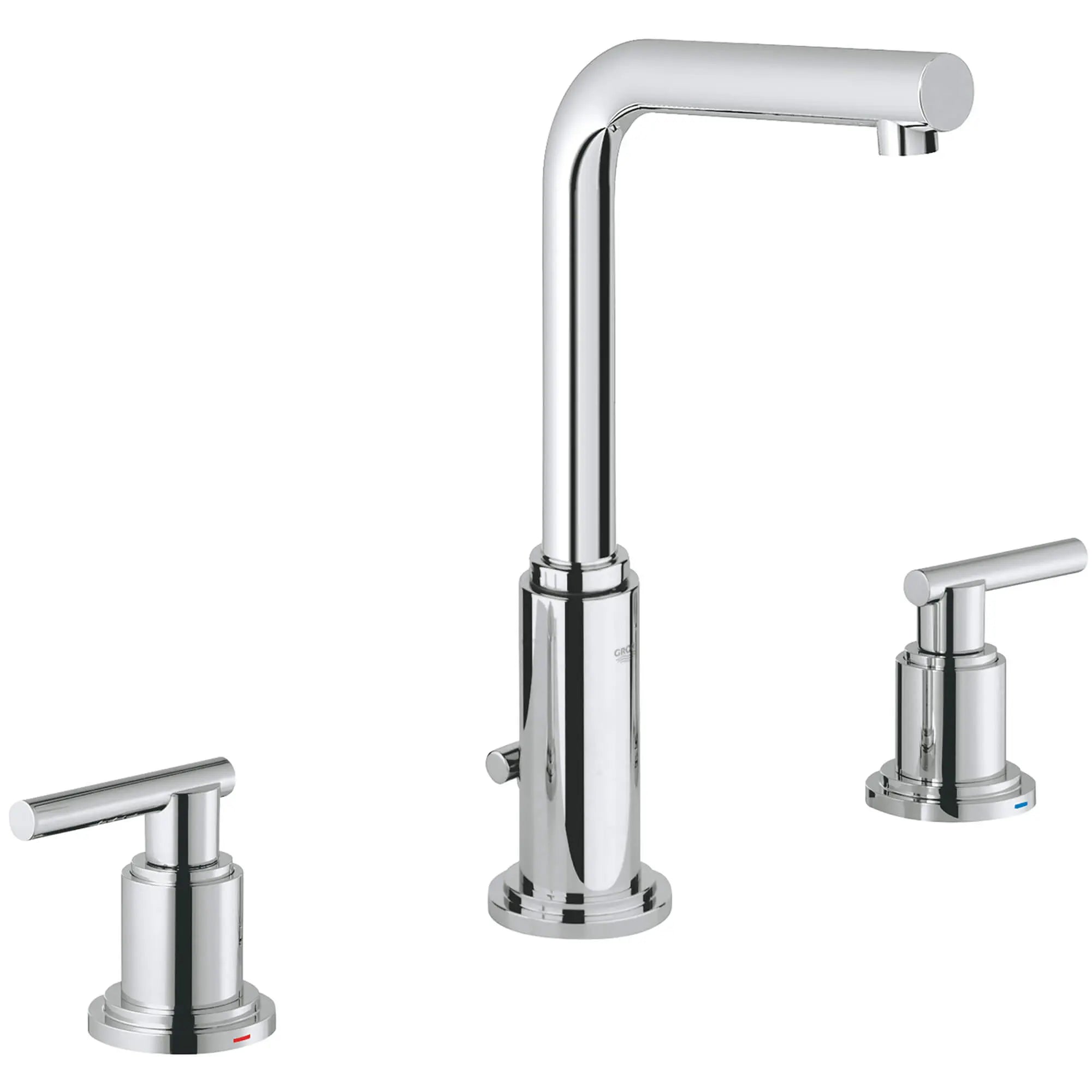 Lever Handles (Pair) // GROHE STARLIGHT CHROME // 12283_18027000-atrio-handle-starlight-chrome-8_0_CDNwebp.webp