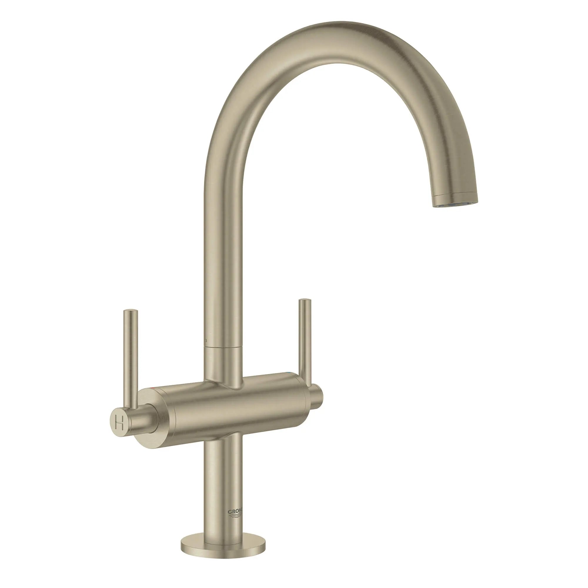 Lever Handles (Pair) // BRUSHED NICKEL INFINITYFINISH // 12306_18027en3-atrio-lever-handles-brushed-nickel-infinityfinish_0_CDNwebp.webp
