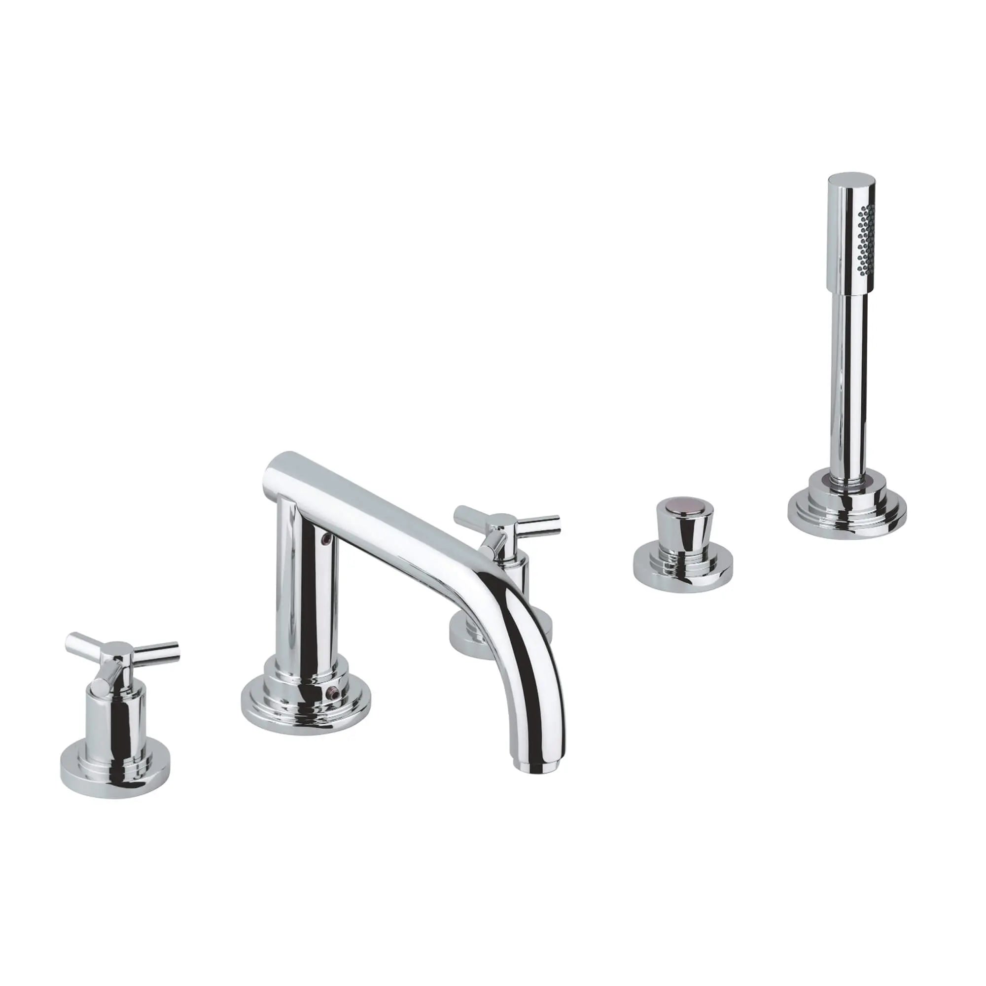 Lever Handles (Pair) // GROHE STARLIGHT CHROME // 12308_18033000-atrio-faucet-handle-starlight-chrome-4_0_CDNwebp.webp