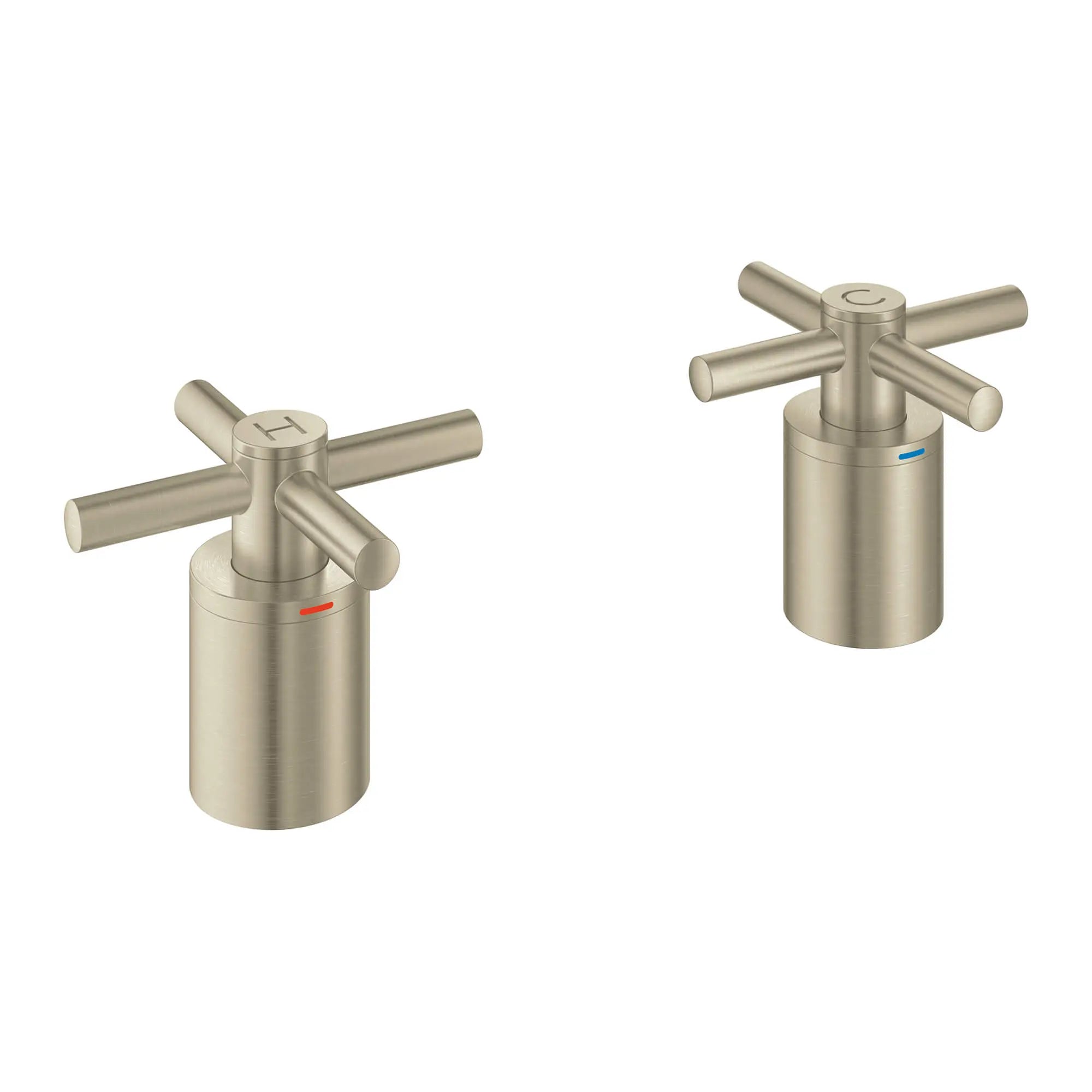 Cross Handles (Pair) // BRUSHED NICKEL INFINITYFINISH // 12315_18033en3-atrio-cross-handle-bath-brushed-nickel-infinityfinish-2_0_CDNwebp.webp