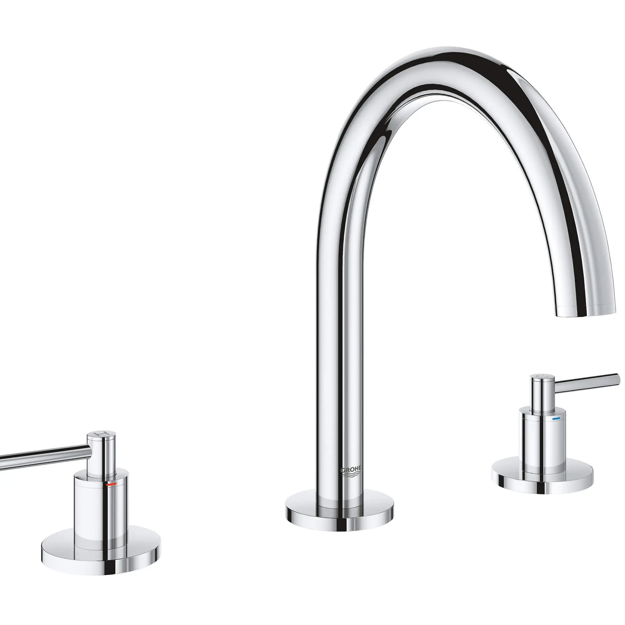 Lever Handles (Pair) // GROHE STARLIGHT CHROME // 12324_18034003-atrio-lever-handle-bath-starlight-chrome_0_CDNwebp.webp
