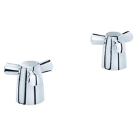 [18084000] Tri-Spoke Handles (Pair) - GROHE StarLight Chrome