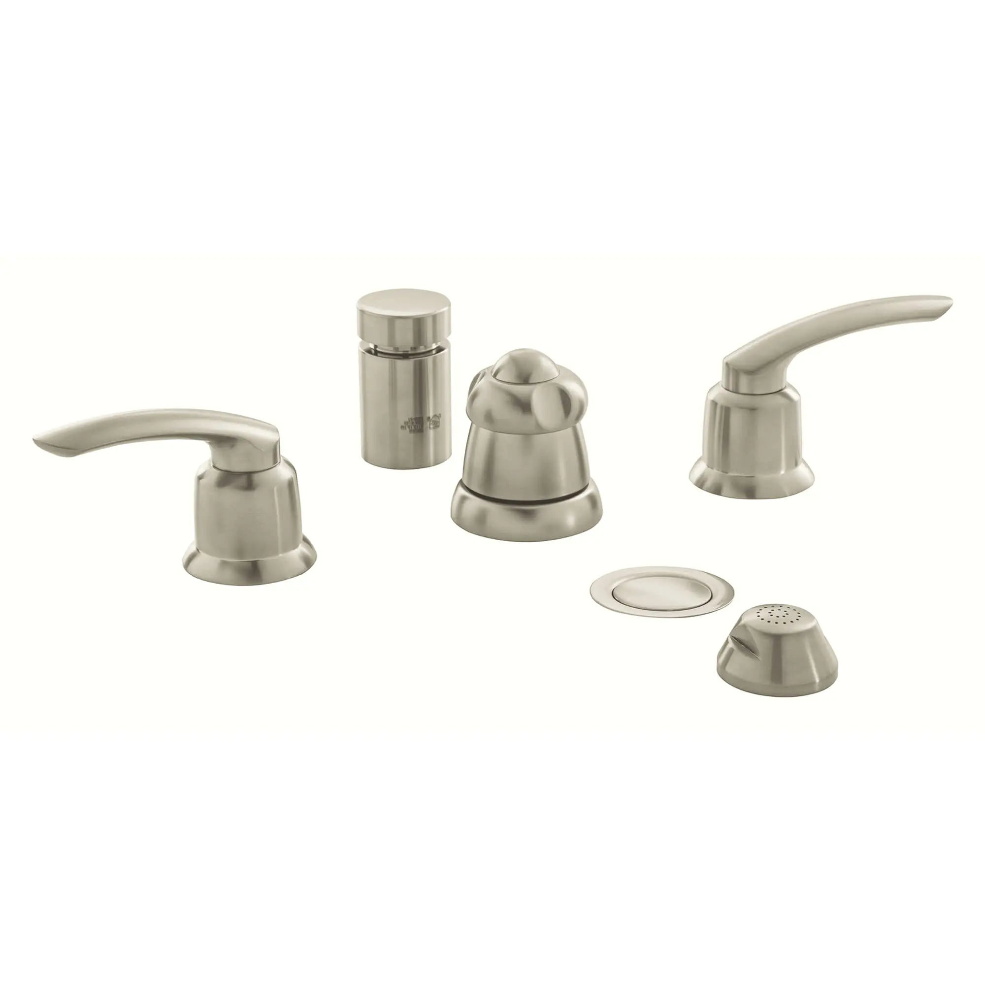 Lever Handles (Pair) // BRUSHED NICKEL INFINITYFINISH // 12352_18085en0-talia-talia-metal-handle-pair-brushed-nickel-infinityfinish_0_CDNwebp.webp