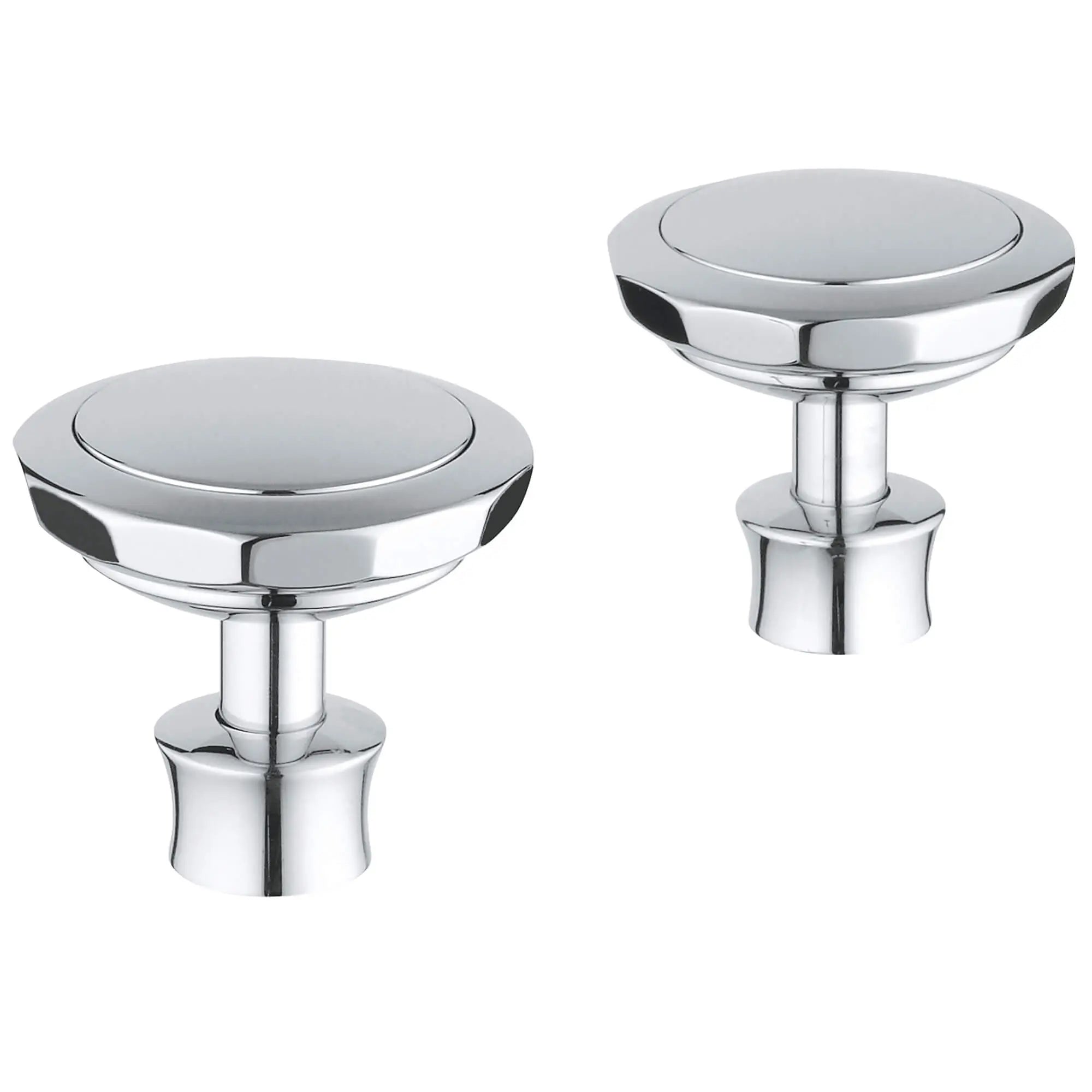 Handles (Pair) // GROHE STARLIGHT CHROME // 12353_18086000-kensington-round-handle-starlight-chrome-2_0_CDNwebp.webp