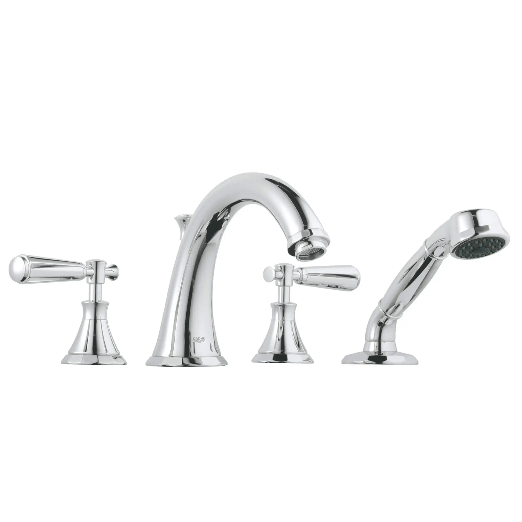Lever Handles (Pair) // GROHE STARLIGHT CHROME // 12365_18087000-kensington-lever-handle-starlight-chrome-5_0_CDNwebp.webp