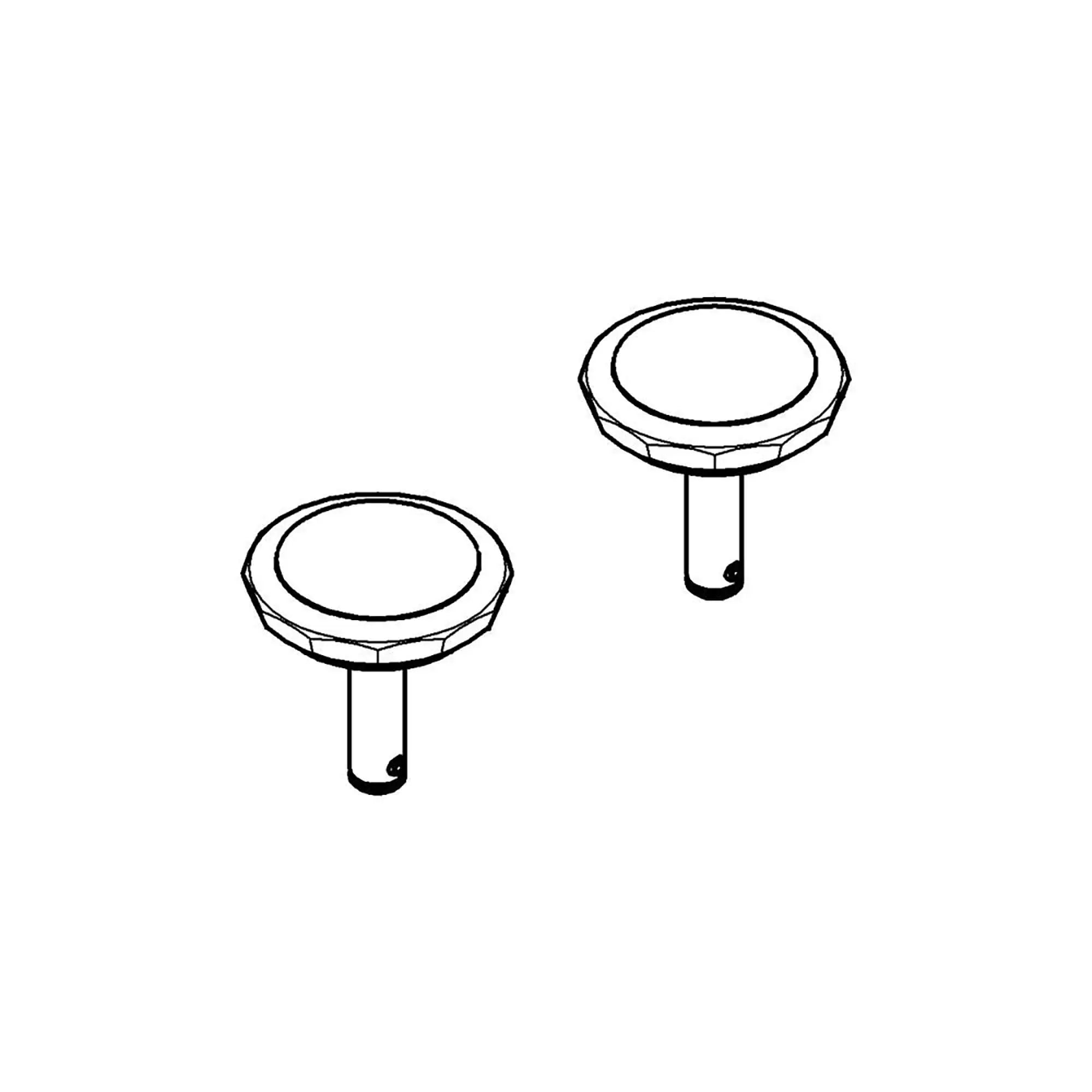 Swarovski Crystal Handles (Pair) // GROHE STARLIGHT CHROME/SWAROVSKI® CRYSTAL // 12371_18089VP0-Handle_0_CDNwebp.webp