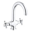[18173000] Cross Handles (Pair) - GROHE StarLight Chrome