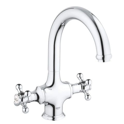Cross Handles (Pair) - GROHE StarLight Chrome