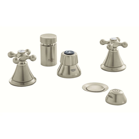 Lever Handles (Pair) - Brushed Nickel InfinityFinish