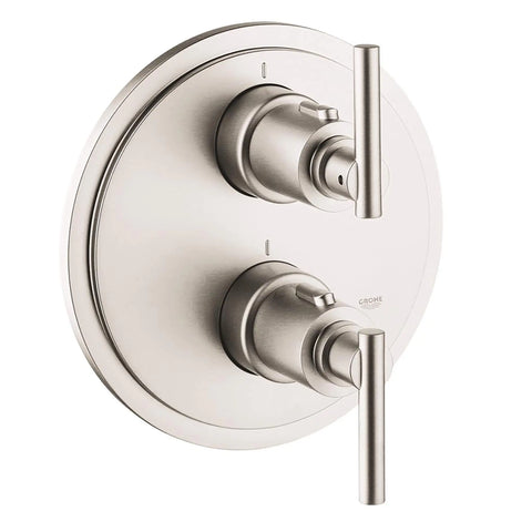 2-Handle Thermostatic Valve Trim - Brushed Nickel InfinityFinish