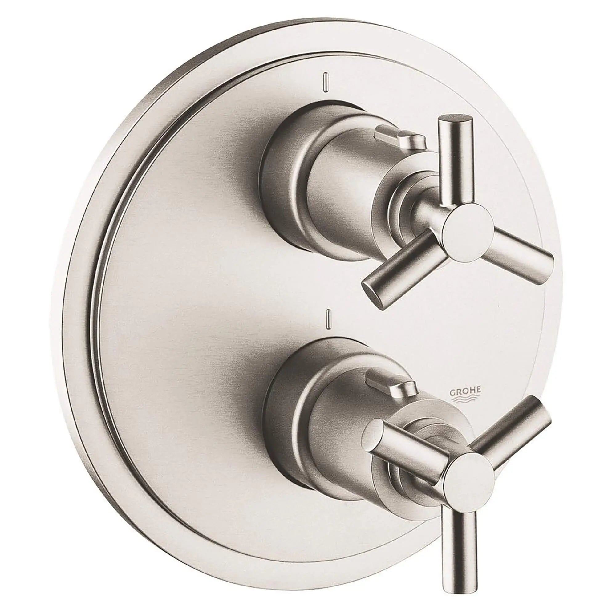 2-Handle Thermostatic Valve Trim // BRUSHED NICKEL INFINITYFINISH // 12471_19167EN0-Atrio-Thermostatic_Shower_Valve_0_CDNwebp.webp