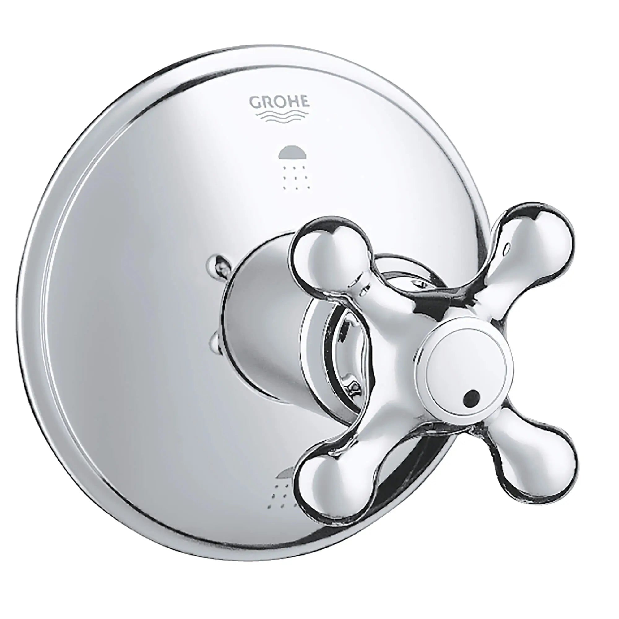 2-Way Diverter Trim // GROHE STARLIGHT CHROME // 12549_19222000-seabury-2-way-diverter-starlight-chrome_0_CDNwebp.webp