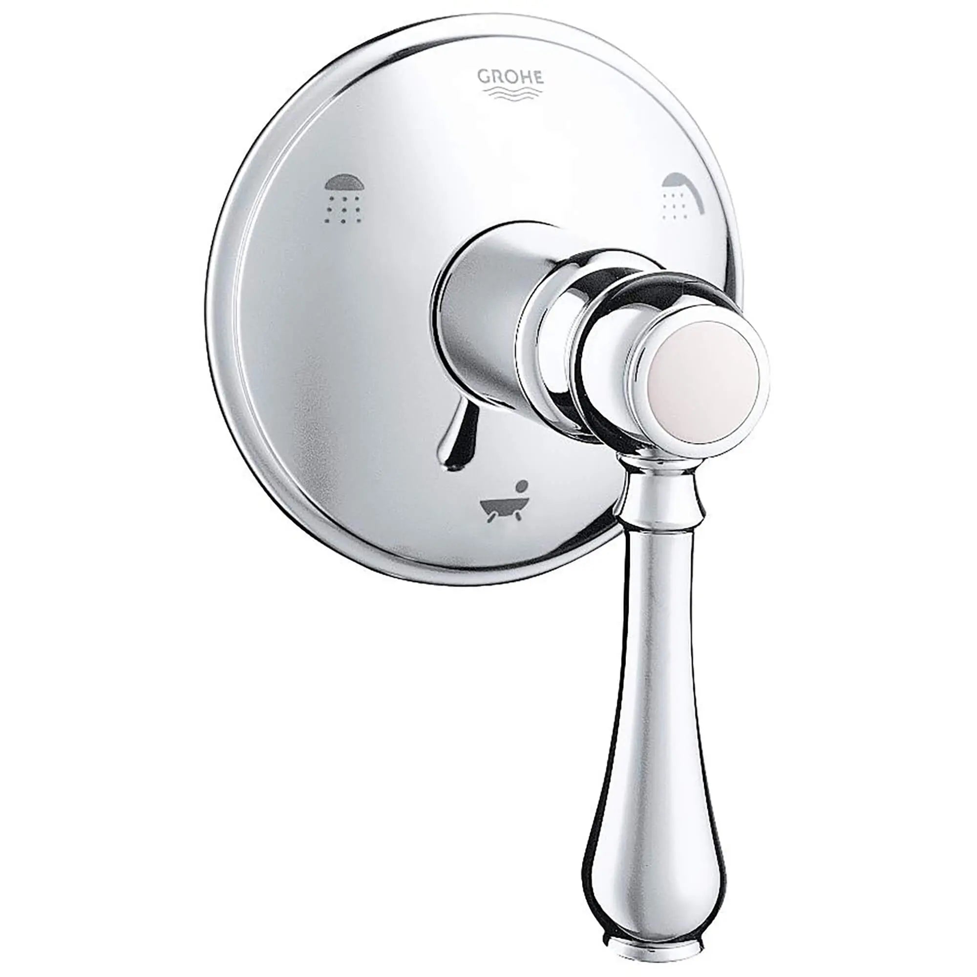 3-Way Diverter Trim // GROHE STARLIGHT CHROME // 12551_19225000-Geneva-3-Way_Diverter_Trim_0_CDNwebp.webp