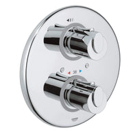 [19238000] 2-Handle Thermostatic Valve Trim - GROHE StarLight Chrome