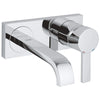 [19300000] Single-Handle 2-Hole Wall Mount Vessel Small Bathroom Faucet - 1.5 GPM - GROHE StarLight Chrome