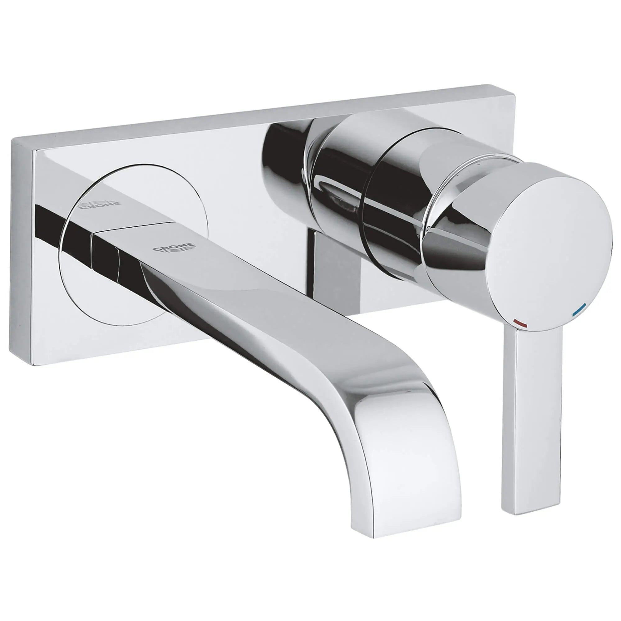 Single-Handle 2-Hole Wall Mount Vessel Small Bathroom Faucet - 1.5 GPM // GROHE STARLIGHT CHROME // 12601_19300000-allure-two-hole-wall-mount-bathroom-faucet-s-size-starlight-chrome_0_CDNwebp.webp