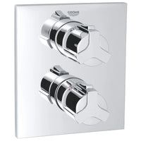 [19304000] 2-Handle Thermostatic Valve Trim - GROHE StarLight Chrome