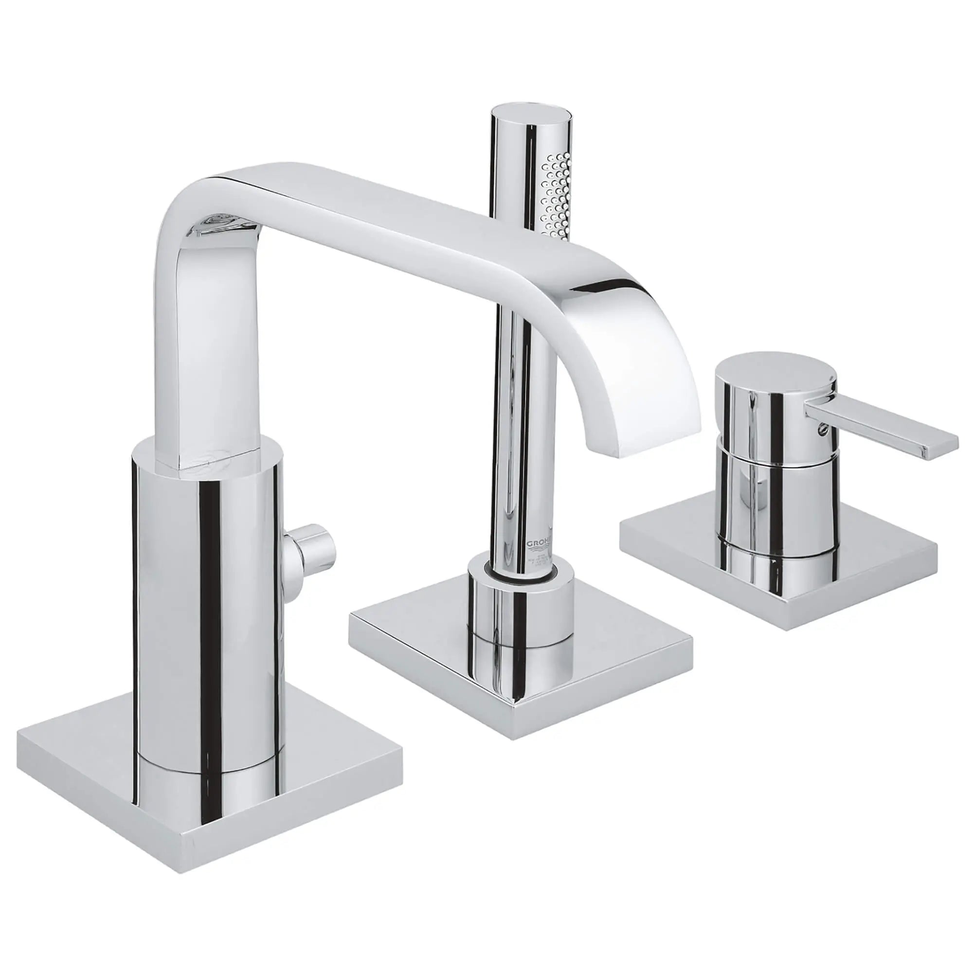 Roman Tub Filler With 2.5 GPM Personal Hand Shower // GROHE STARLIGHT CHROME // 12608_19302000-allure-roman-bathtub-faucet-with-hand-shower-starlight-chrome_0_CDNwebp.webp