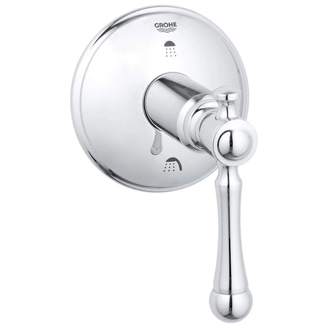 Bridgeford 3-Port Div. Trim, Lever Hdl. - GROHE StarLight Chrome