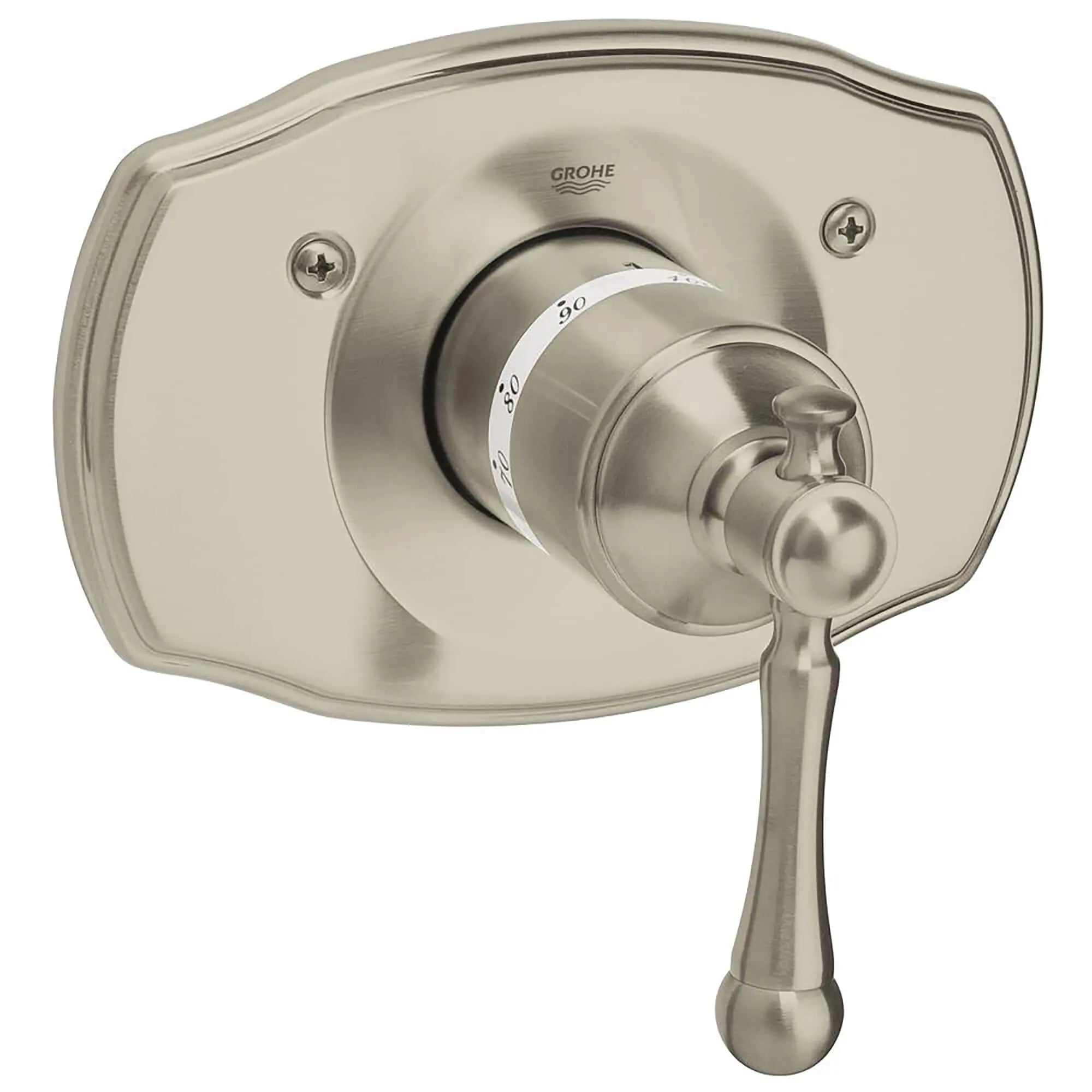 Central Thermostatic Valve Trim // BRUSHED NICKEL INFINITYFINISH // 12630_19327EN0-Bridgeford-Thermostat_Trim_0_CDNwebp.webp