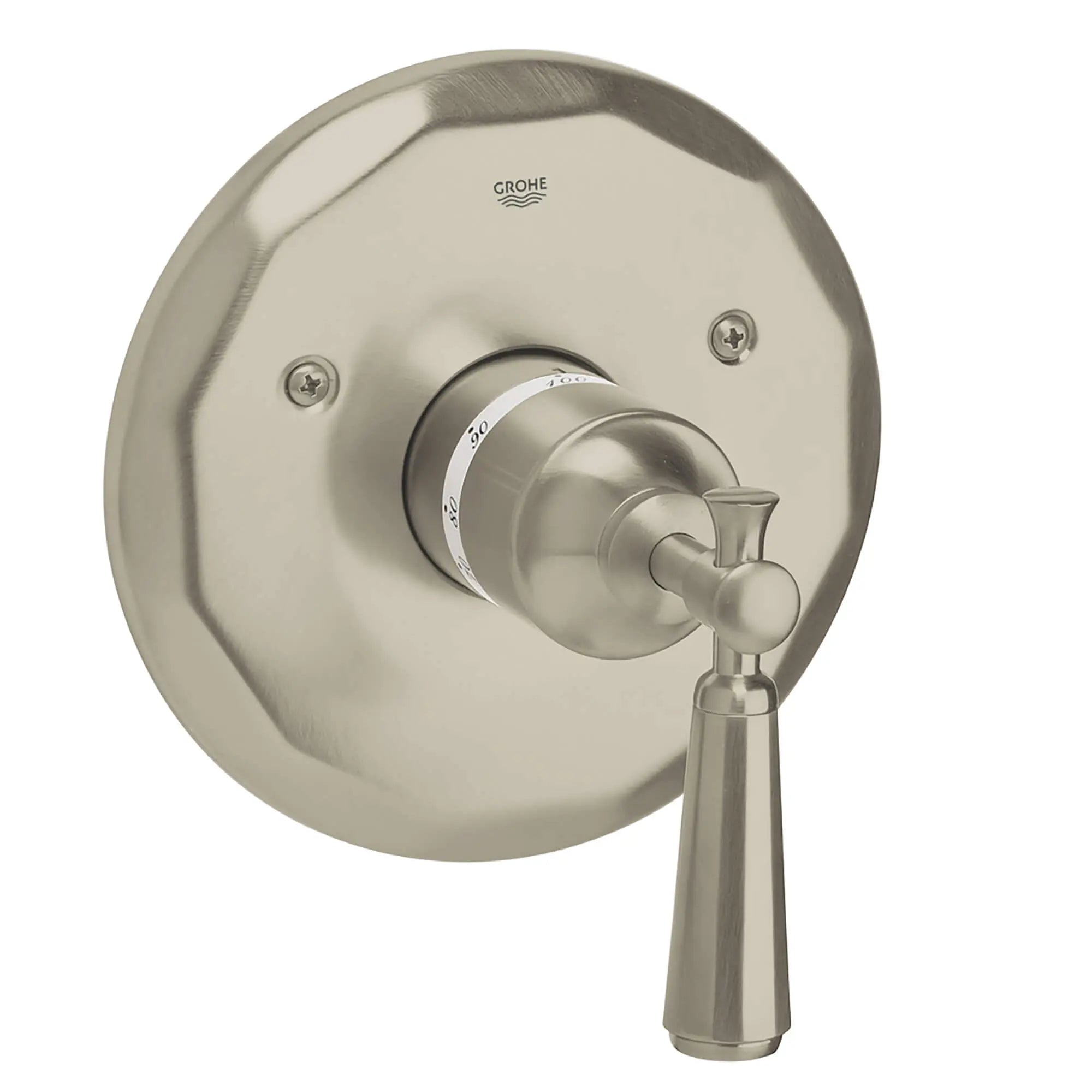 Central Thermostatic Valve Trim // BRUSHED NICKEL INFINITYFINISH // 12636_19266en0-kensington-thermostat-trim-brushed-nickel-infinityfinish_0_CDNwebp.webp