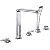 [19362000] Five-Hole Bathtub Faucet with Handshower - GROHE StarLight Chrome