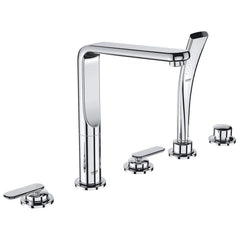 [19362000] Five-Hole Bathtub Faucet with Handshower - GROHE StarLight Chrome