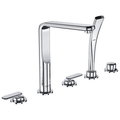 [19363000] Five-Hole Roman Tub Filler With Hand Shower - GROHE StarLight Chrome
