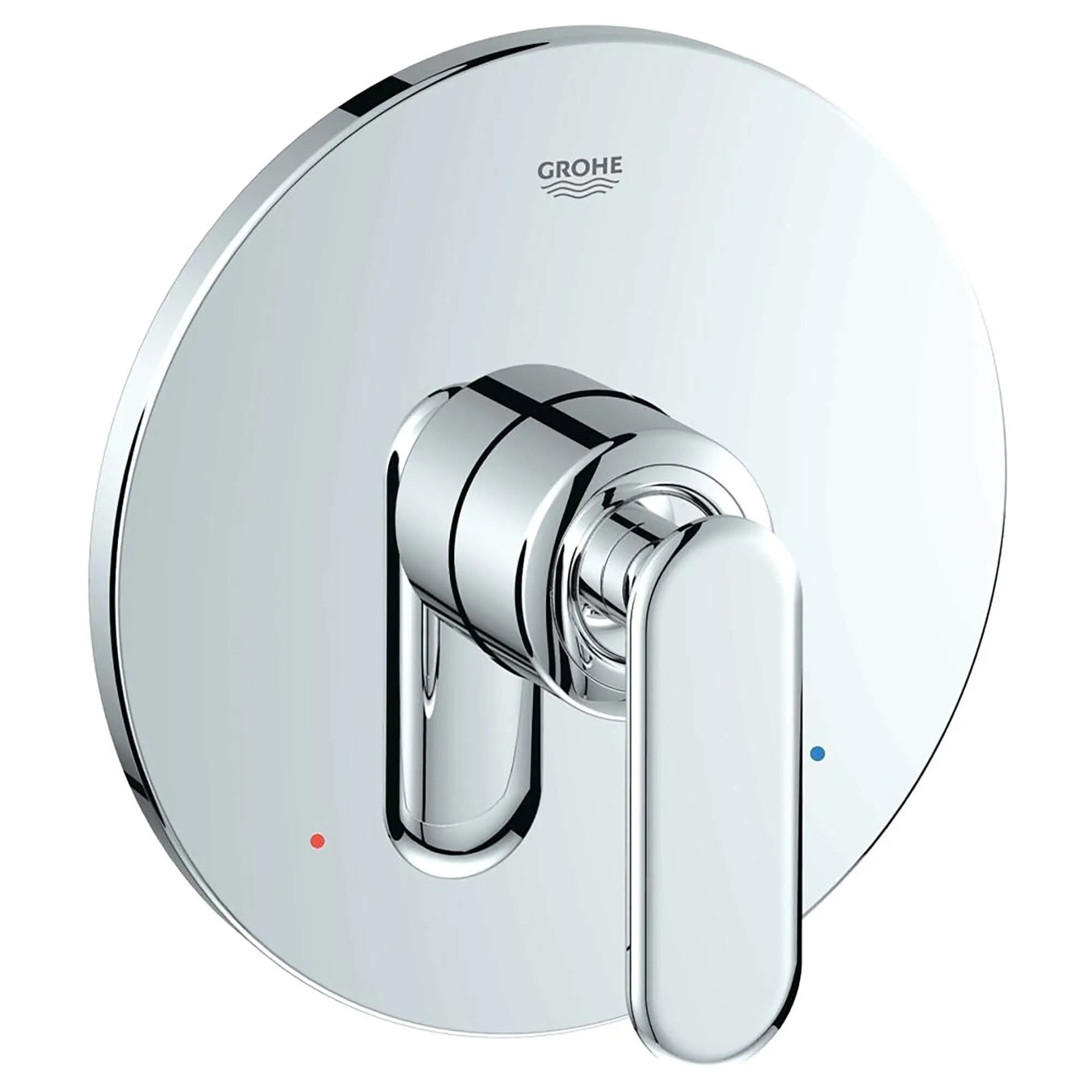 Single-Handle Pressure Balance Valve Trim Kit with Lever Handle // GROHE STARLIGHT CHROME // 12659_19368000-Veris-Pressure_Balance_Valve_Trim_0_CDNwebp.webp