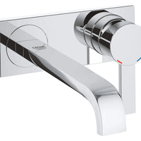 [19387000] Single-Handle 2-Hole Wall Mount Vessel Medium Bathroom Faucet - 1.5 GPM - GROHE StarLight Chrome