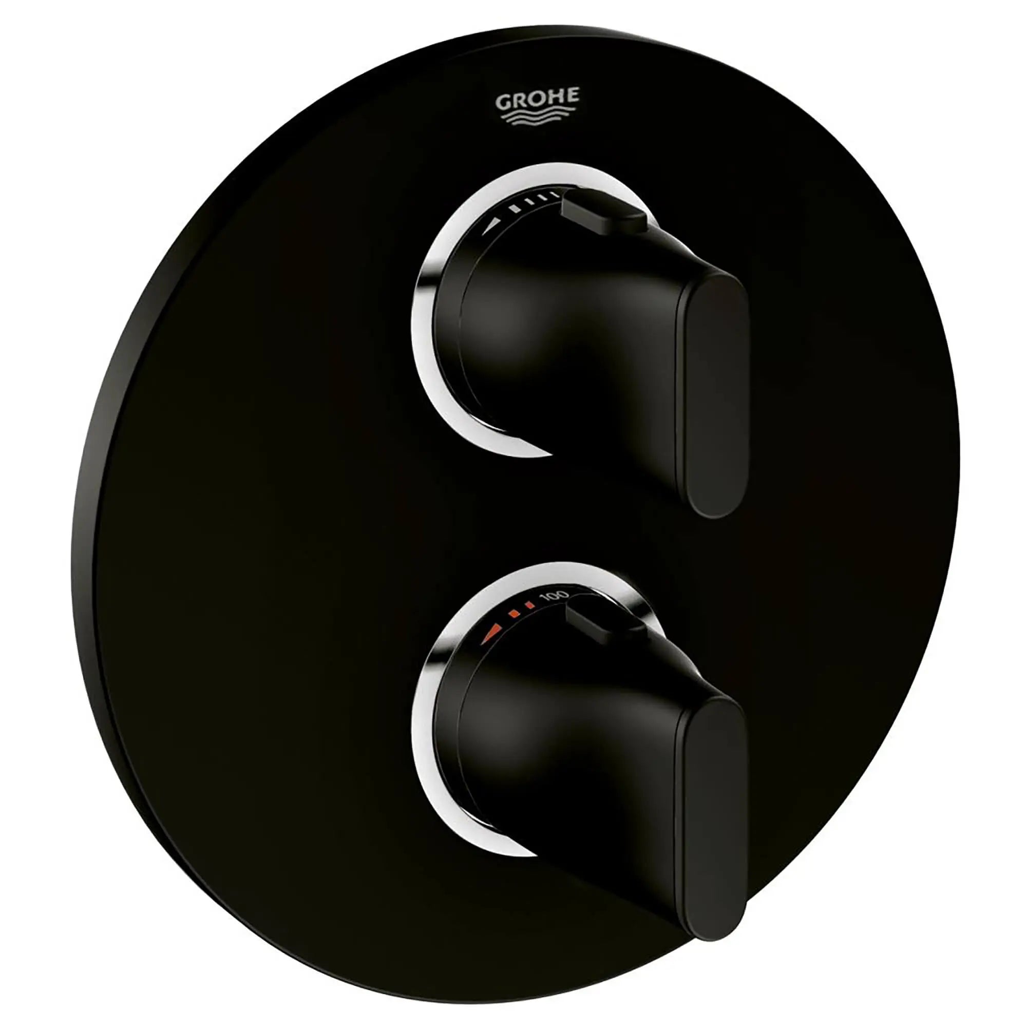 2-Handle Thermostatic Valve Trim // VELVET BLACK // 12677_19437KS0-GROHE_Ondus-Thermostatic_Shower_Valve_0_CDNwebp.webp