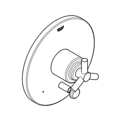 [19491EN0] Pressure Balance Valve Trim with Diverter - Brushed Nickel InfinityFinish