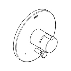 [19493EN0] Tenso Pressure Balance Valve Trim - Brushed Nickel InfinityFinish
