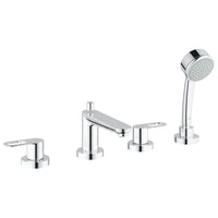 [19594000] BauLoop 4-H Roman Tub Comb. W.Shw. - GROHE StarLight Chrome