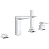 [19787000] Brilliant Roman Tub Filler with 2.5 GPM Hand Shower - GROHE StarLight Chrome