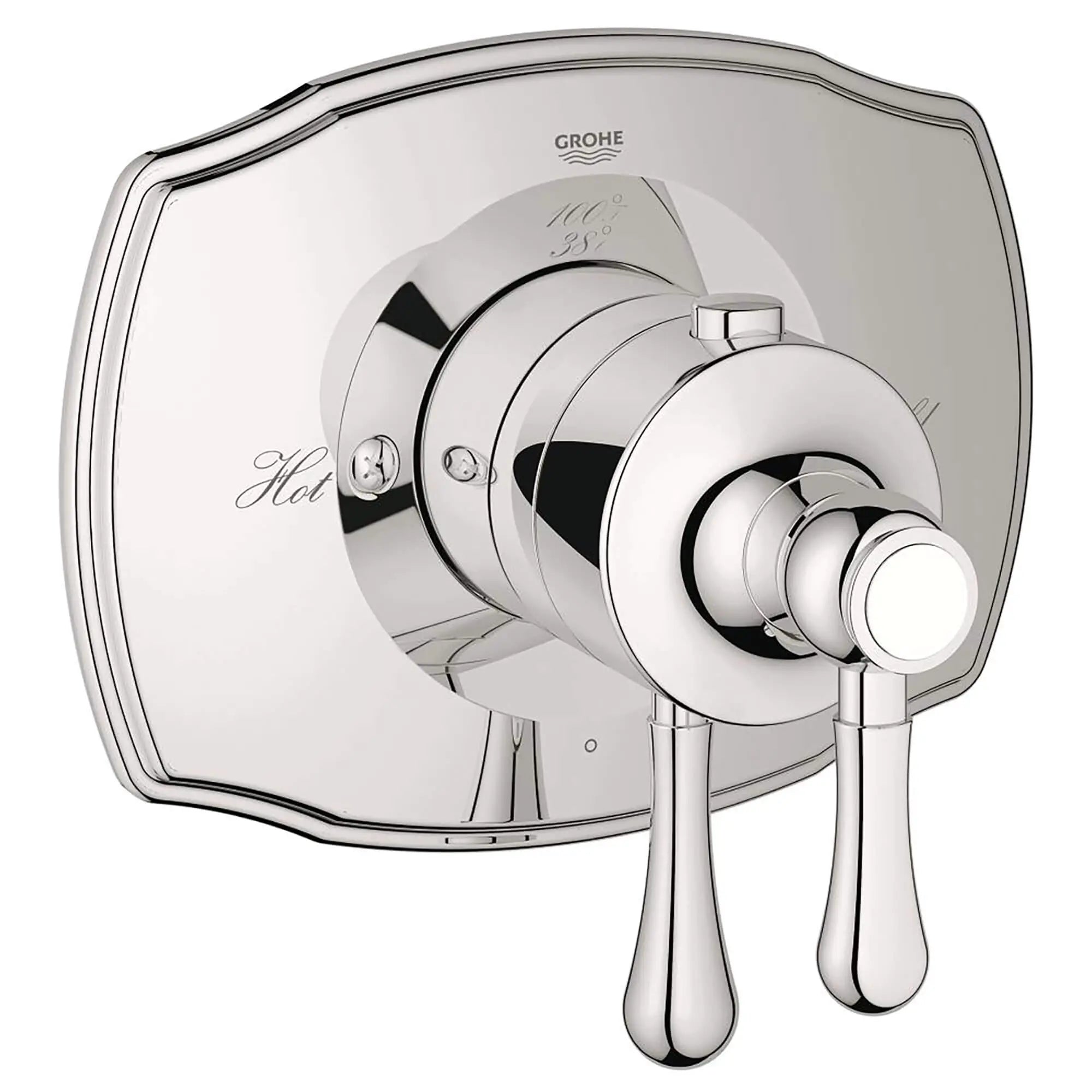 Single Function Thermostatic Valve Trim // POLISHED NICKEL INFINITYFINISH // 12856_19822BE0-Grohflex_2000-Single_Function_Thermostatic_Trim_with_Control_Module_0_CDNwebp.webp