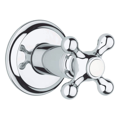 Volume Control Valve Trim with Cross Handle - GROHE StarLight Chrome