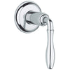 [19828000] Volume Control Valve Trim with Lever Handle - GROHE StarLight Chrome