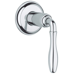 [19828000] Volume Control Valve Trim with Lever Handle - GROHE StarLight Chrome